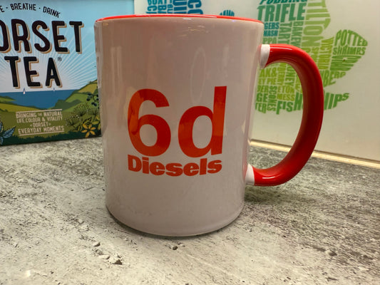 6d Diesels “Fudge” mug