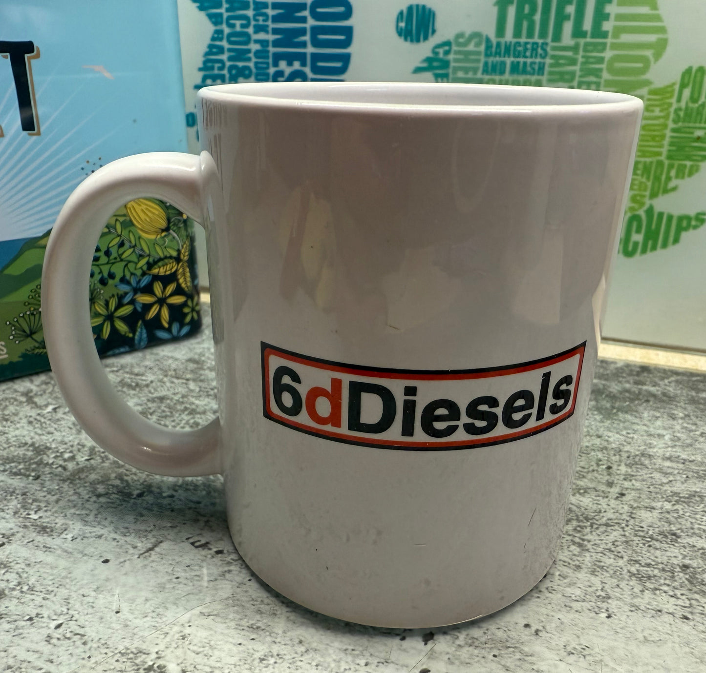 6d Diesels logo mug